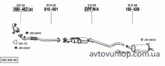 OPEL Astra H (1.9 CDTi Turbo Diesel / 08/04-)
