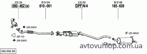 OPEL Astra H (1.9 CDTi Turbo Diesel / 08/04-)