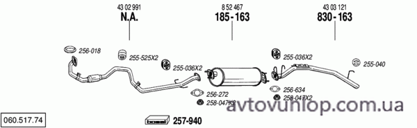 OPEL Campo (2.5 TFR,TFS Diesel 4X2 + 4X4 / 10/90-06/94)