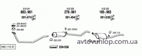 OPEL Corsa A (1.2 / 83-08/90)