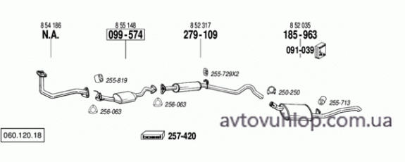OPEL Corsa A (1.4i / 89-08/90)