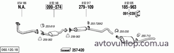 OPEL Corsa A (1.4i / 89-08/90)