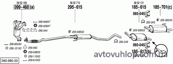 OPEL Corsa C (1.0i -12V / 06/03-07/06)