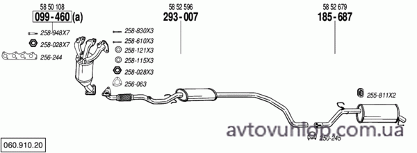 OPEL Corsa D (1.0i -12V / 07/06-12/09)