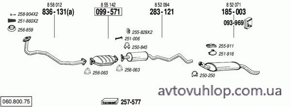 OPEL Kadett E (1.3i Combo / 09/85-08/91)