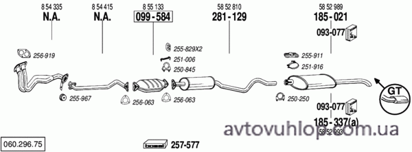 OPEL Kadett E (2.0i,GT / 86-09/91)