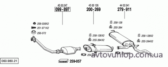 OPEL Movano A (2.5 Diesel / 07/98-09/00)