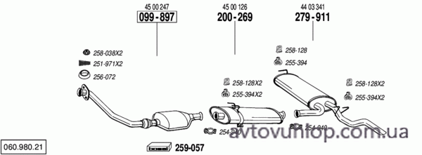 OPEL Movano A (2.5 Diesel / 07/98-09/00)