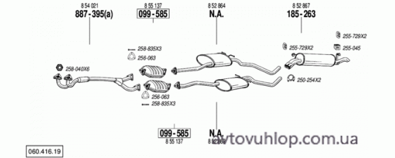 OPEL Omega A (2.6i / 09/90-03/94)