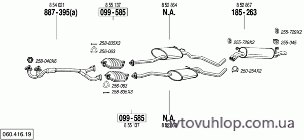 OPEL Omega A (2.6i / 09/90-03/94)