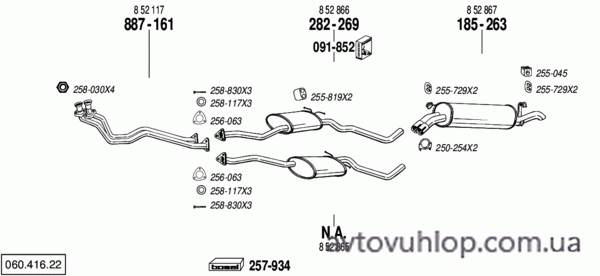 OPEL Omega A (3.0i -12V / 86-01/90)