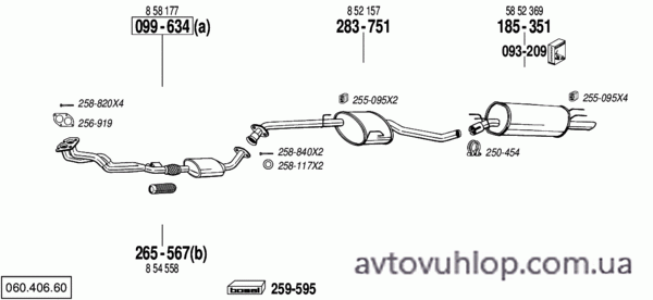 OPEL Omega B (2.0i -8V / 94-12/99)