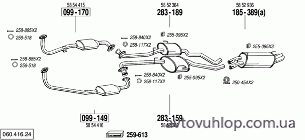 OPEL Omega B (3.0i MV6 -24V / 94-02/01)