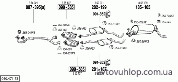 OPEL Senator (2.6i / 09/90-09/93)