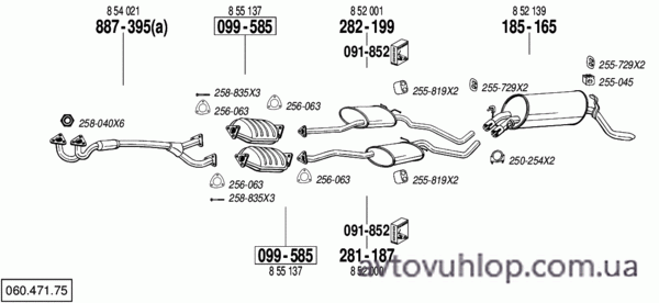 OPEL Senator (3.0i / 87-09/93)