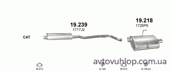 PEUGEOT 406 (2.2 / 2000 - 5/2004)