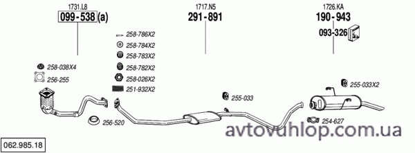 PEUGEOT 306 (1.4i / 01-02)