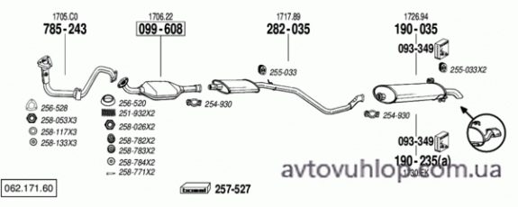 PEUGEOT 306 (1.4i / 03/93-04/97)