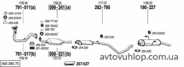PEUGEOT 306 (1.4i / 04/97-01)