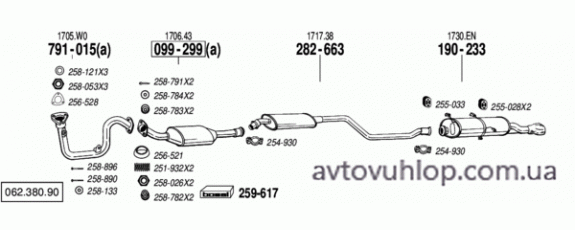 PEUGEOT 306 (1.6i / 04/97-04/99)