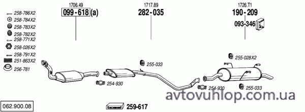 PEUGEOT 306 (1.8i -16V / 04/97-02)