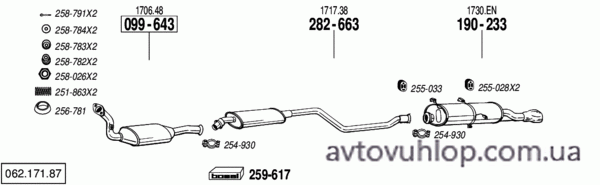 PEUGEOT 306 (1.8i / 94-04/99)