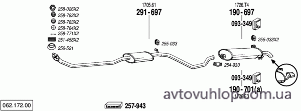 PEUGEOT 306 (1.9 Turbo Diesel / 93-04/97)