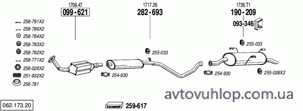 PEUGEOT 306 (2.0i / 09/94-04/97)