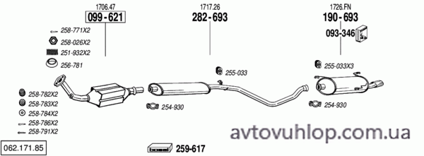 PEUGEOT 306 (2.0i -16V / 94-04/97)