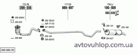 PEUGEOT 307 (1.4i / 03/02-04)