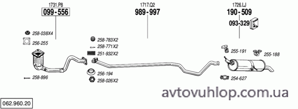 PEUGEOT 307 (1.4i / 03/02-04)
