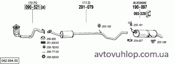 PEUGEOT 307 (1.6i -16V / 01/05-12/07)