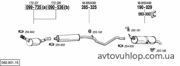 PEUGEOT 307 (2.0i -16V / 03/02-06/05)