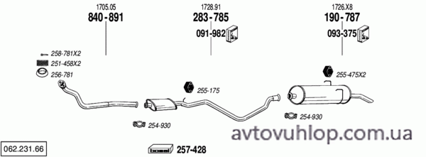 PEUGEOT 405 (1.9 / 87-12/92)
