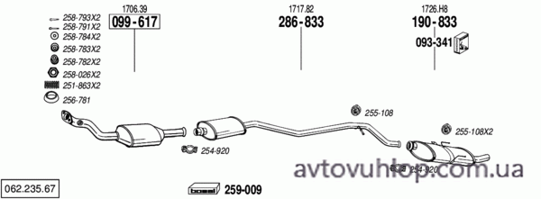 PEUGEOT 406 (1.6i / 10/95-01)