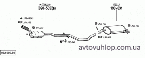 PEUGEOT 407 (1.8i -16V / 04/04-09/05)