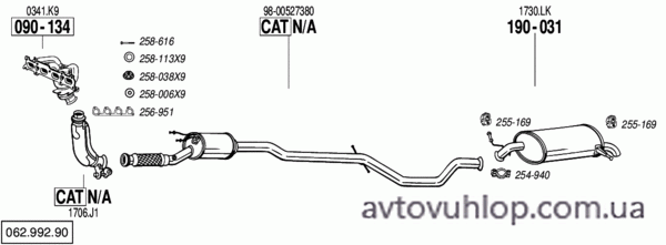 PEUGEOT 407 (1.8i -16V / 08/05-09/07)