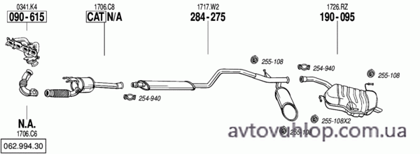 PEUGEOT 607 (2.2i -16V / 01/06-12/11)