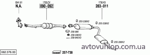 PEUGEOT Boxer I (2.0i / 94-01/02)