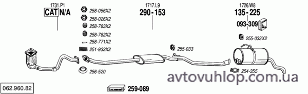 PEUGEOT Partner I (1.1i / 00-09/03)