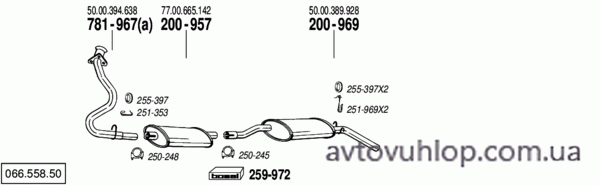 RENAULT Master I (2.5 T30, T35 Diesel / 81-09/87)