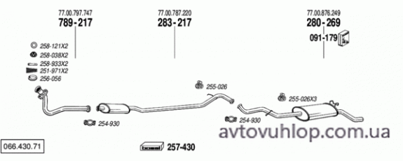 RENAULT R19 (1.4 Chamade / 05/89-04/92)