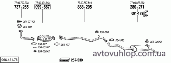 RENAULT R19 (1.4 Chamade / 08/88-04/92)