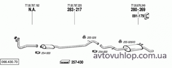 RENAULT R19 (1.4 Chamade / 08/88-05/89)