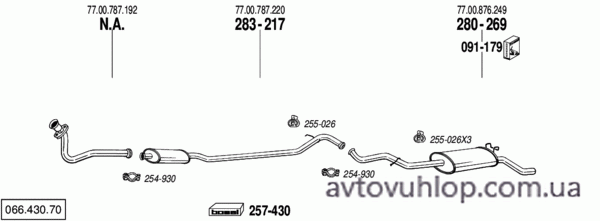 RENAULT R19 (1.4 Chamade / 08/88-05/89)