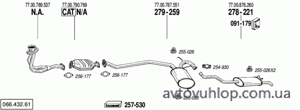 RENAULT R19 (1.7 / 08/88-06/89)