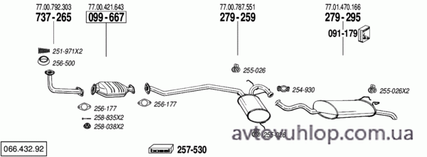 RENAULT R19 (1.7i Chamade / 05/92-96)