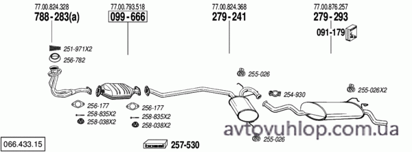 RENAULT R19 (1.8i Chamade / 05/92-96)