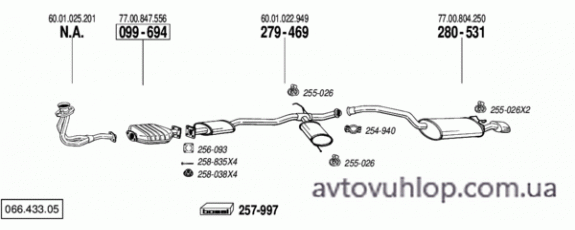 RENAULT R19 (1.8i Chamade -16V / 09/90-04/92)