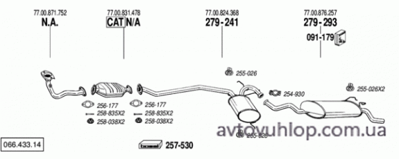 RENAULT R19 (1.8i Chamade / 93-96)
